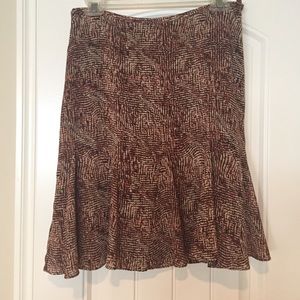 🎉DONATE SOON🎉 Fit and flare brown skirt.